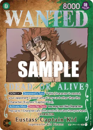 Eustass"Captain"Kid (Wanted Poster) • Character • OP01-051 (OP01-051_p2)