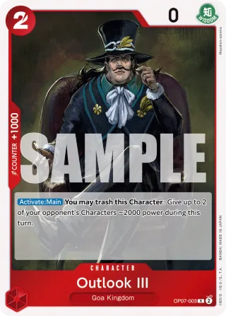 Outlook III • Character • OP07-003