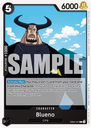 Blueno • Character • EB02-047