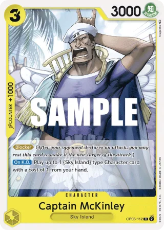 Captain McKinley • Character • OP05-112