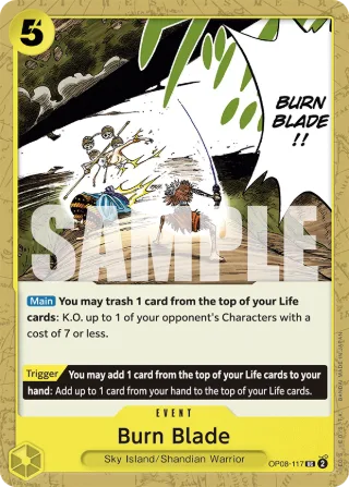 Burn Blade • Event • OP08-117