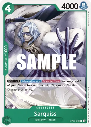 Sarquiss • Character • OP05-026