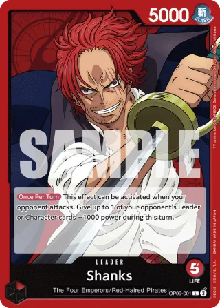 Shanks (001) • Leader • OP09-001