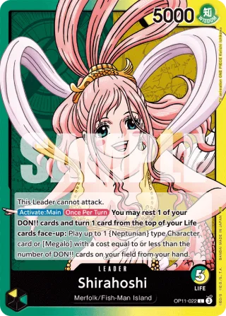 Shirahoshi (022) • Leader • OP11-022