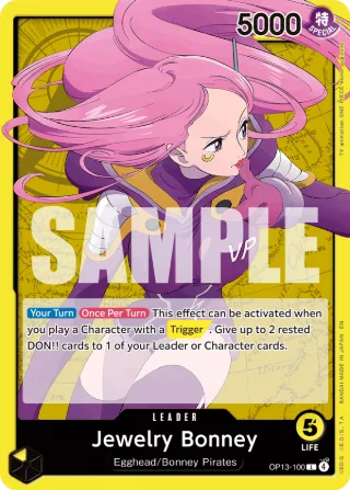 Jewelry Bonney (100) • Leader • OP13-100