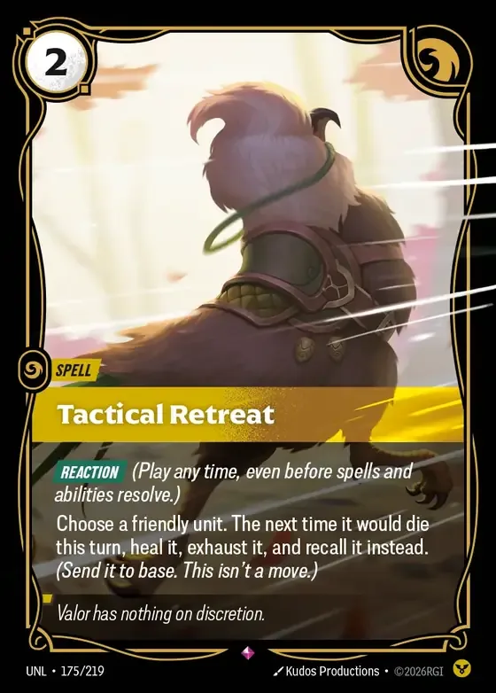 Tactical Retreat