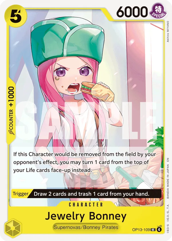 Jewelry Bonney (109) • Character • OP13-109