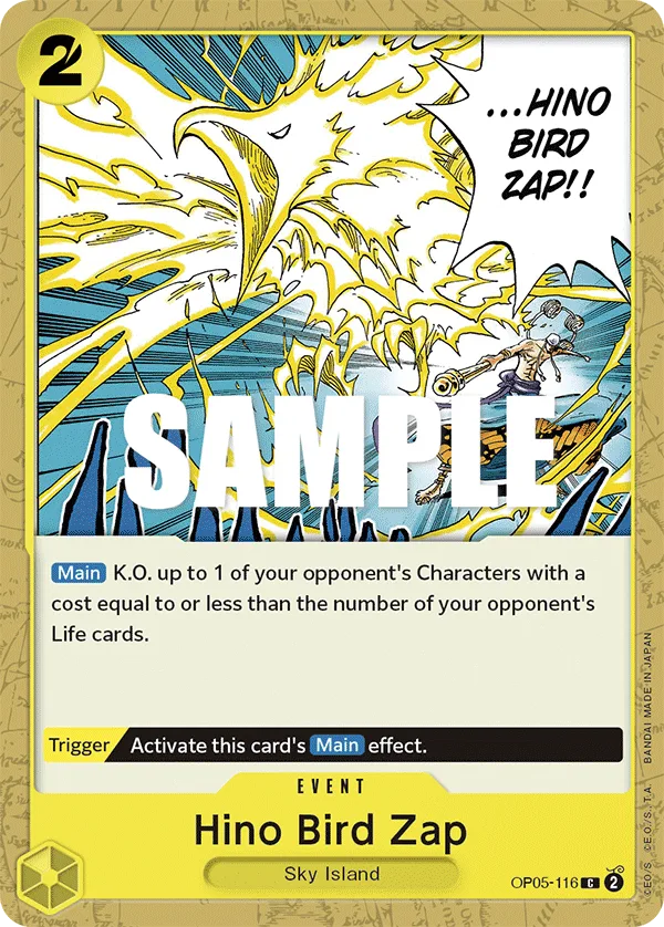 Hino Bird Zap • Event • OP05-116
