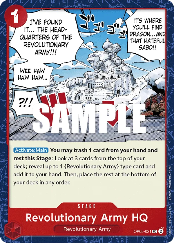 Revolutionary Army HQ • Stage • OP05-021