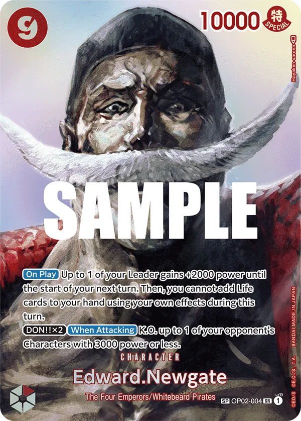 Edward.Newgate (SP) • Character • OP02-004 (OP02-004_p2)