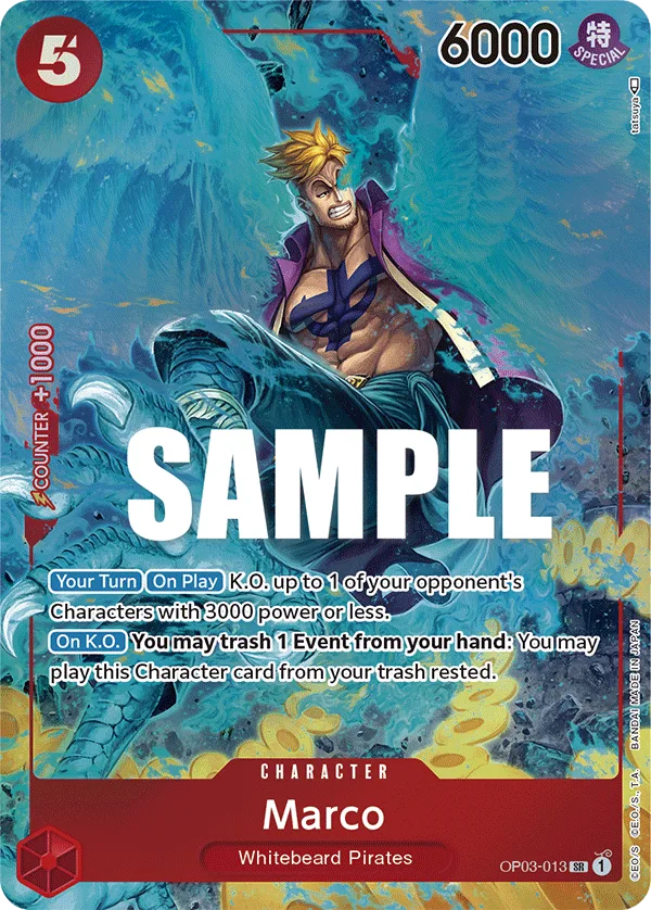Marco (Alternate Art) • Character • OP03-013 (OP03-013_p1)