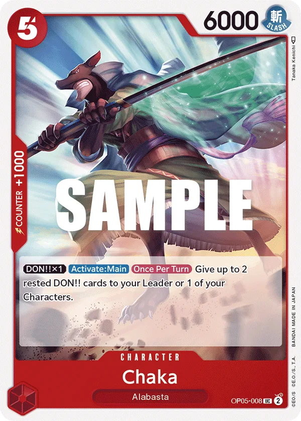 Chaka • Character • OP05-008