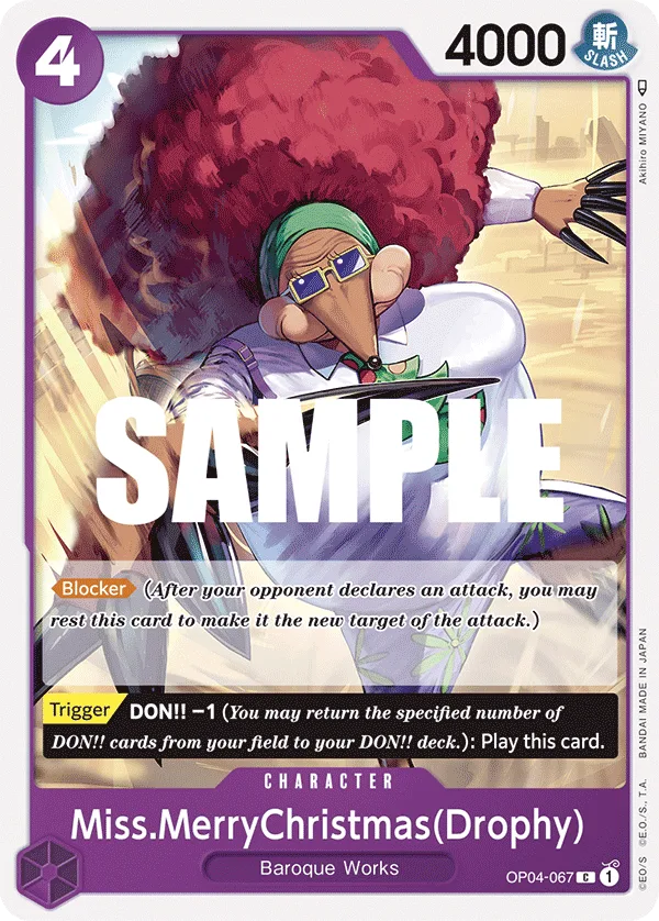Miss.MerryChristmas(Drophy) • Character • OP04-067
