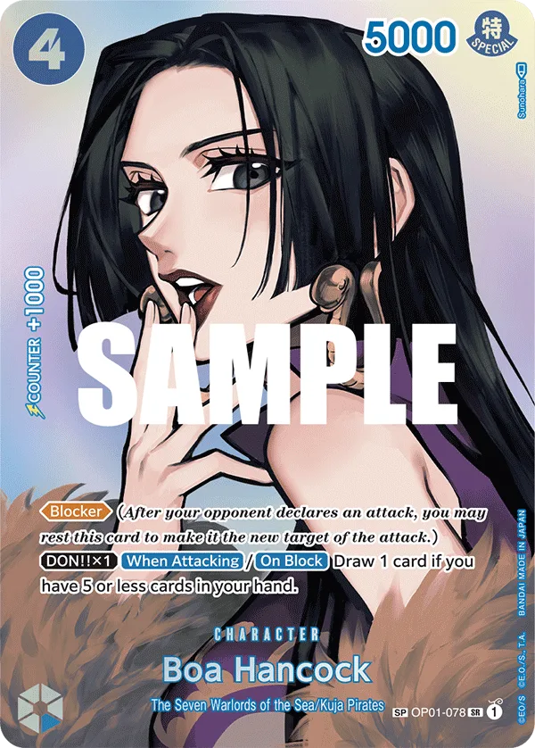 Boa Hancock (SP) • Character • OP01-078 (OP01-078_p2)