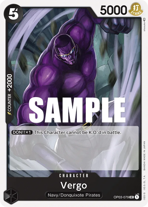 Vergo • Character • OP03-079